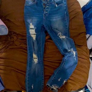 Jeans gently used.. worn once or twice